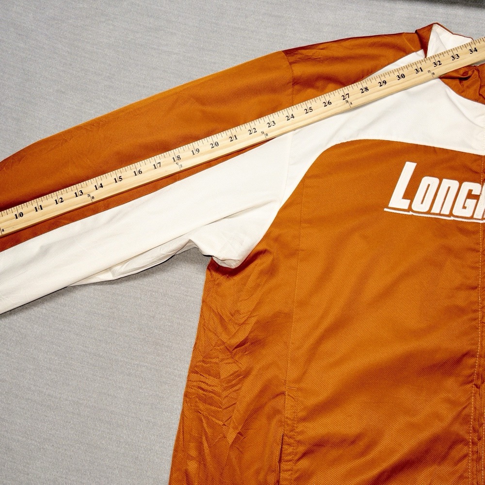 Majestic Texas Longhorns Fleece Lined All Weather Full Zip Jacket Mens Large - Picture 9 of 9
